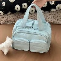 Elegante bolsa de maquillaje de nailon multifunción con múltiples bolsillos, bolso de mano, bolsa de compras impermeable - details 13