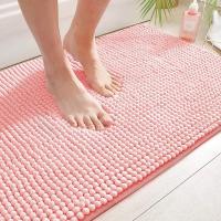 Alfombrilla de pelo corto de chenilla para puerta de baño, alfombrilla absorbente de agua, alfombra antideslizante para dormitorio, felpudo, suministros de baño, 40x60cm - details 2