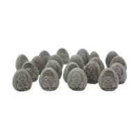 Exquisita estatuilla de Buda de piedra hecha a mano, estatua de Buda de piedra pequeña realista, artesanía de resina, maceta decorativa para terraza y patio - details 7