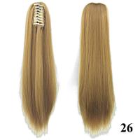 Accesorios para el cabello de fibra resistente al calor para mujer, extensión de cabello, cola de poni, peluca larga y recta, pinza para cola de caballo - details 7
