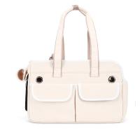 Bolsa cruzada para gatos, bolsa portátil para mascotas para salir al aire libre, bolso de lona transpirable, bolsa plegable para perros para salir - details 5
