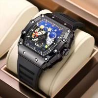 Reloj de Pulsera de Cuarzo de Lujo Automático Diseño Ecológico Oro Resistente al Agua Luminoso - details 15