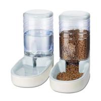 Edipets, Dispensador para Gatos y Perros, Comida y Agua, Pack 2 Unidades, Automático, 3.8 L c/u, Comedero, Alimentador y Bebedero para Mascotas (Gris) - details 6