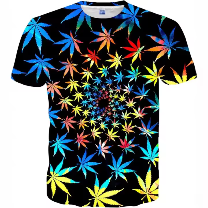 2025 Camiseta 3d de manga corta para hombre, ropa de moda de manga larga, ropa de Color - 1