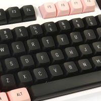 Teclas PBT de 149 teclas CSA, teclas en inglés de doble disparo, color negro y rosa, personalizadas para Teclado mecánico de juegos - details 1