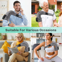 Pad de Vibración Calefactado para Rodilla y Hombro Masajeador de Cuello y Apoyo de Cinturón para Alivio del Dolor Articular de Hombro Cuido de Salud Belleza - details 6