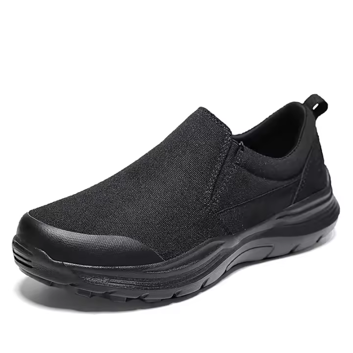 Zapatos de tela con capucha ligeros para hombre de gran tamaño de lona con suela gruesa familiar estilo primavera S, zapatos casuales - 1