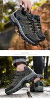 Zapatillas De Deporte Para Hombre Al Aire Libre Otoño Invierno Parejas Zapatos Casuales Zapatos De Montañismo Zapatos De Cuero Para Caminar Calzado Grande - details 15