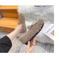 Zapatos planos con lazo para mujer, mocasines de lana rizada con forro de piel de algodón, botas de borreguito, Invierno - details 28