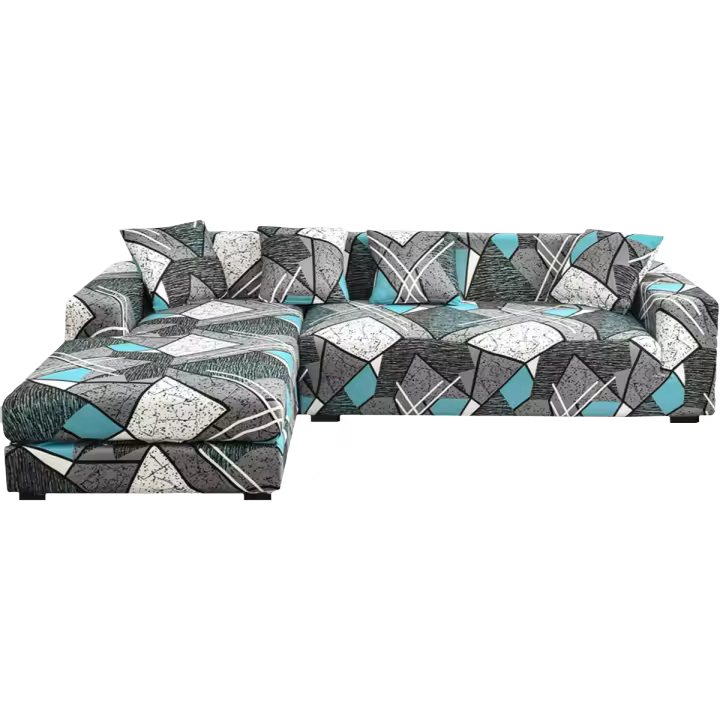 Fundas elásticas largas para chaise, funda en forma de L, protector de sofá de esquina derecha e izquierda - 1