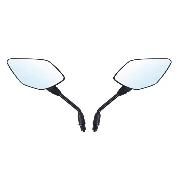 Espejos universales para manillar de motocicleta, espejos convexos de 8MM para manillar de bicicleta de 7/8 pulgadas, compatibles con ATV, moto de nieve, Scooter, ciclomotor, Dirt Bike, Sportsman - 1