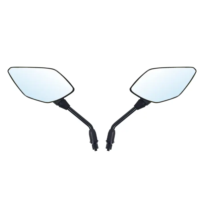Espejos universales para manillar de motocicleta, espejos convexos de 8MM para manillar de bicicleta de 7/8 pulgadas, compatibles con ATV, moto de nieve, Scooter, ciclomotor, Dirt Bike, Sportsman - 1