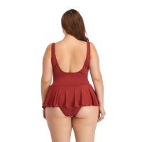Nuevo conjunto de bikini elegante de talla grande, traje sexy para mujer, tres trajes de baño regordetes, natación de una pieza 2025 - details 4