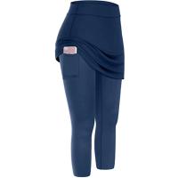 Pantalones Cortos Deportivos para Mujer Shorts Elásticos de Cintura Alta, Transpirables, Informales, a la Moda, con Bolsillo, para Yoga y Correr al Aire Libre - details 5