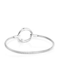 Pulsera de Oso de Plata Esterlina S925 Diseño Exquisito de Trenza de Moda Europea y Americana - details 5