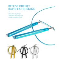 Cuerda de Saltar con Rodamiento de Bolas Giratorio de 360° Ajustable, Cubierta de Acero, Ideal para Fitness, Boxeo y Ejercicios 1 Unidad/Juego - details 1
