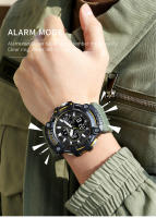 Reloj Deportivo SMAEL para Hombres con Doble Tiempo LED Digital Moda Cronógrafo de Cuentdown Caja de Aleación Impermeable Reloj Militar de Pulsera - details 5