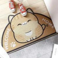 Alfombra antideslizante de dibujos animados para puerta de entrada, Felpudo con lazo de alambre para quitar el polvo, ideal para pasillo, cocina y baño, novedad - details 20