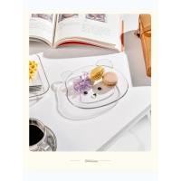 Little Bear Dinner Plate Cartoon Shape Bear Spit Bone Dish Desktop Trash Tray Snack Food Residue Fruit Plate Kitchen Tableware - details 0