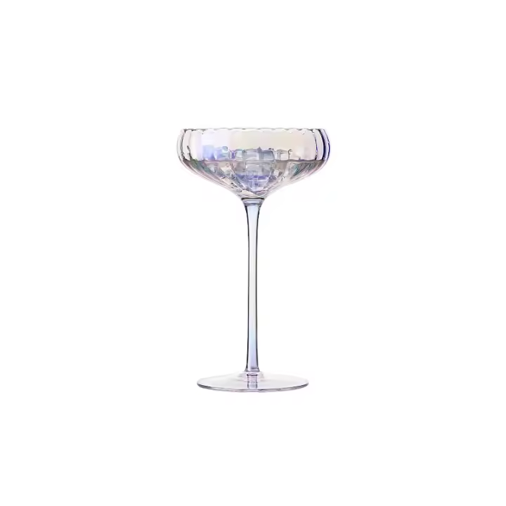 Dazzg Copa Copa Juego de champán Vino Premium para el hogar Cristal Arco Iris - 1