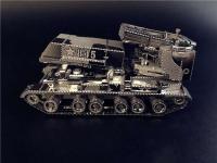 MMZ modelo nanyuan kit de modelo de Metal 122mm lanzador de cohetes multibarril Voertuig DIY 3D corte láser modelo rompecabezas juguetes para adultos - details 1