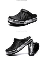 Nuevas Sandalias de Verano para Hombre Antideslizantes, Moda Coreana, Zapatos de Suela Gruesa con Agujeros para Exteriores - details 9