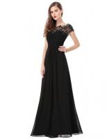 Traje de verano nuevo vestido de noche de graduación de dama de honor plisado de gasa para mujer dulce largo del mismo estilo - details 9