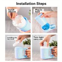 Prensatelas portátil para perros, taza de limpieza para patas de gato, suministros de limpieza para mascotas, baño de pies efectivo - details 6