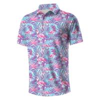 Camisa de golf para hombre Polo de golf con estampado divertido de manga corta, golf con cuello de secado rápido y ligero - details 2
