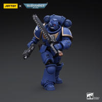 JOYTOY 1/18 figura de acción 40K Ultramarines Outriders y Brother Catonus versión reeditada modelo militar de Anime - details 7