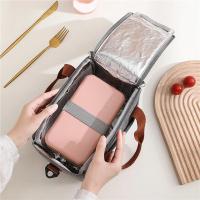 Bolsa de Almuerzo Portátil para Mujeres Aislante de Mecha, Bolsa de Enfriamiento, Bolsa Impermeable, Bolsa de Hombro para Oficina - details 7