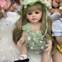 BZDOLL-Muñeca de bebé Reborn de silicona de cuerpo completo, juguete realista de 55 CM y 22 pulgadas, princesa recién nacida, vestido hermoso, regalo para niña - details 3