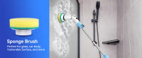 Aspiradora Eléctrica TASVAC EB5 de Doble Velocidad Extensible para Baño y Ducha con Filtro Lavable sin Bolsa y Cordón - details 4