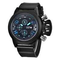 Relojes de diseño único para estudiantes de lujo de primera calidad, relojes de pulsera de cuarzo con calendario informal de moda para hombres y niños, reloj de pulsera negro Montre Homme 2024 - details 16