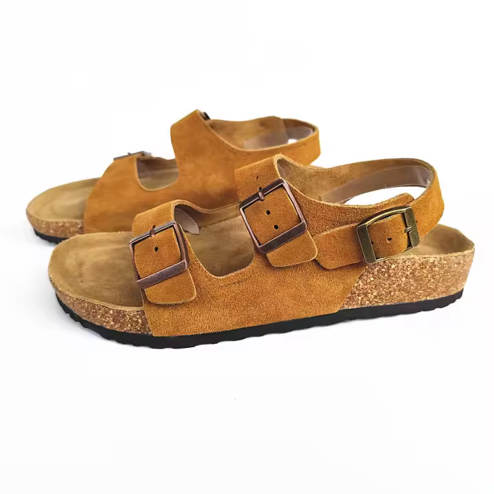 Sandalias de Cuero Premium Zapatillas de Plataforma Antideslizantes para Hombres y Mujeres - 1