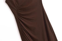 - Vestido sencillo sin mangas de color liso para mujer, vestido adelgazante y temperamental, nuevo vestido de primavera - details 8