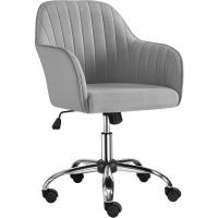 Oficina Altura Ajustable Silla Ergonómica de Escritorio Silla Cuero PU Carga MAX 136 KG Marrón - details 1
