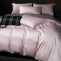 Elegante Juego de Ropa de Cama de Algodón Egipcio Antibacteriano 5A Diseño Sólido de Algodón de Alta Cuenta Tamaño de Reina Ropa de Cama de Algodón Plano - details 1