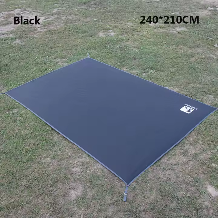 Alfombra de Picnic de 5 tamaños, lona de suelo para acampar, saco de senderismo, carpas de bolsillo ultraligeras, lona de playa con huellas, impermeable - 1
