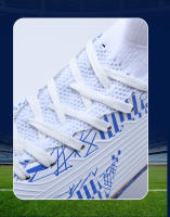 Zapatos de fútbol de marca para hombre, botas de fútbol de tobillo alto, calzado deportivo de entrenamiento, tacos cómodos, zapatillas de deporte FG/TF Match - details 6