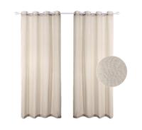 Visillo de cortina Doris 140x260cm para decorar sala de estar y dormitorio - 100% poliéster - details 0