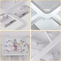 Lámpara de Techo LED Moderna 90W Acrílica Blanca Fría Diámetro de 60CM - details 8