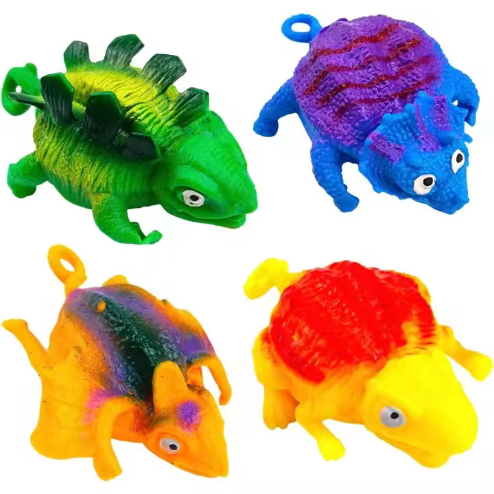 Juguetes de Alivio de Estrés de Dinosaurio 4Pcs Ideal para Actividades al Aire Libre en la Playa - 1
