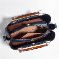 Bolso de mano para mujer nuevo bandolera de un solo hombro de color contrastante - details 6