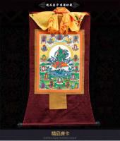 Cuadros Twenty One Tara Thangka, estilo Xizang, entrada para sala de estar, bordado de Nepal, cuerno pequeño de Buda - details 0