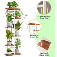 Soporte para Plantas de 8 Niveles Interiores con Estantes para Macetas de Flores Altas y Bajas - details 12