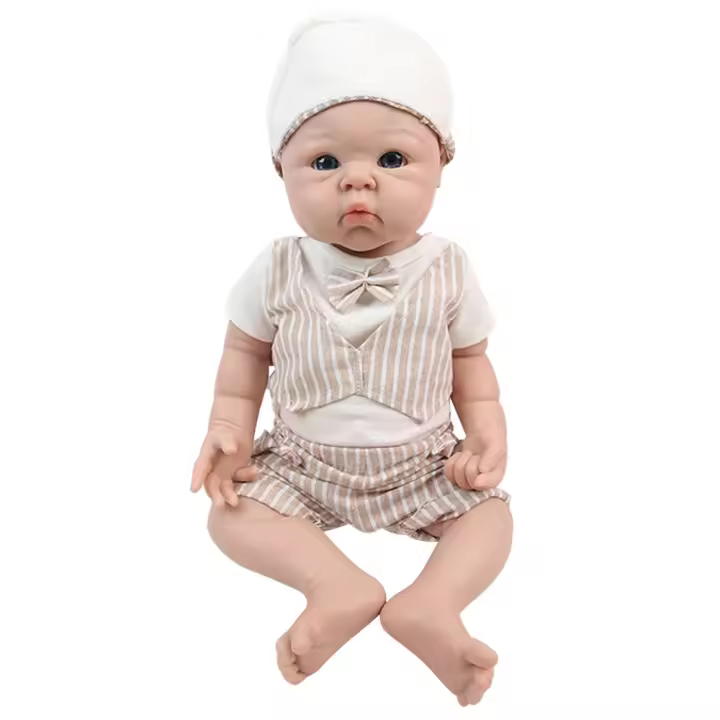 Muñeca de Silicona IVITA 100% Cuerpo Completo 47cm, 3298g Juguete Suave para Niños - 1