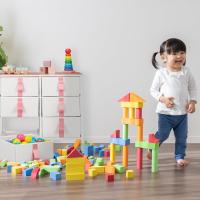 Cómoda Infantil, 6 Cajones de Tela, Cajonera Habitación Juguetes, Niños, 61,5 x 68 x 40,5 cm, Blanco y Rosa, Poliéster - details 3