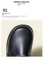 Falda de cuero PU informal para hombre de alta calidad, zapatos formales de estilo empresarial suaves y cómodos Oxford para niños - details 4
