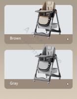 Silla de comedor plegable multifuncional para bebé, sillón reclinable para comer, conveniente, elevado - details 16